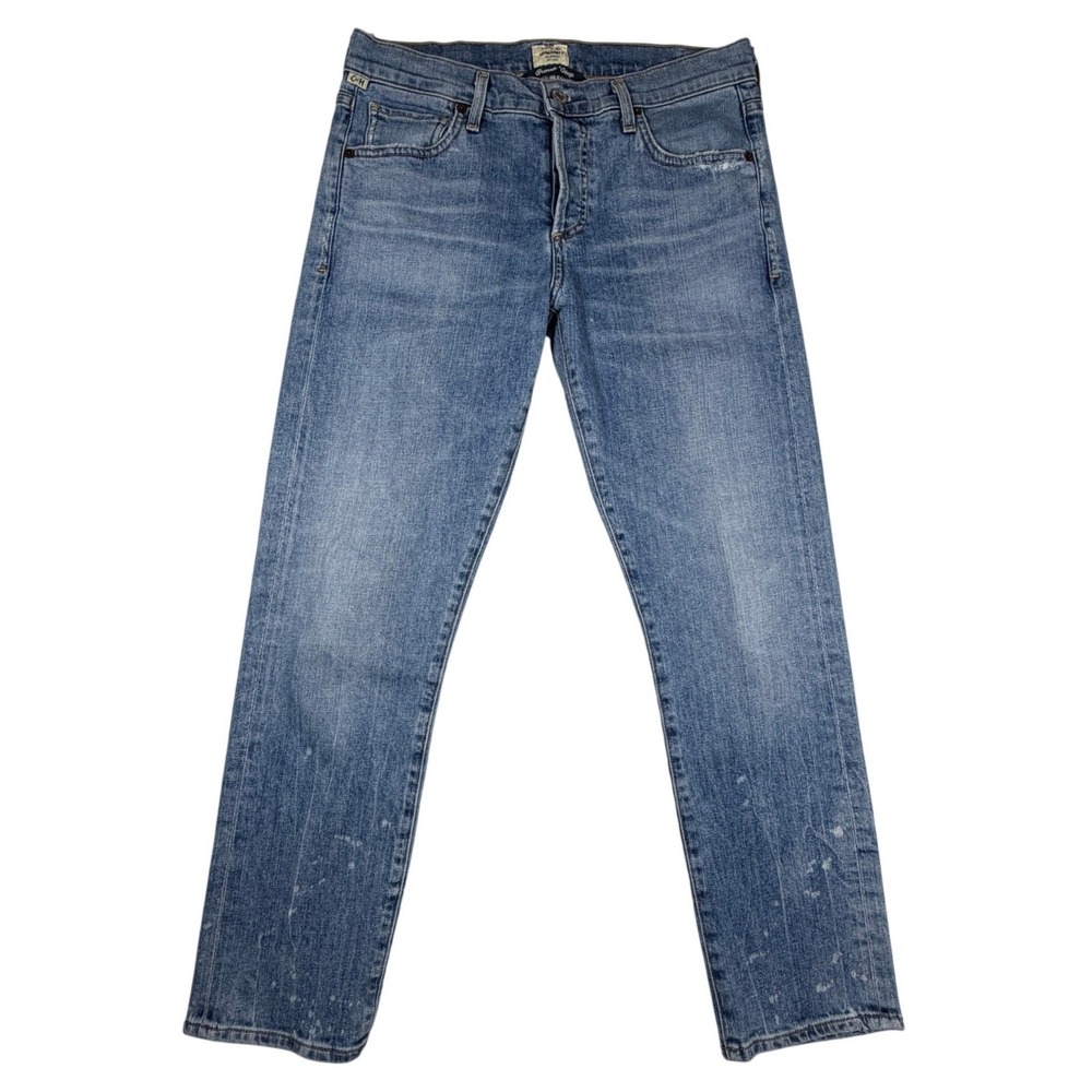 Citizens of Humanity Premium Vintage Straight Leg Splatter Jeans Womens 29